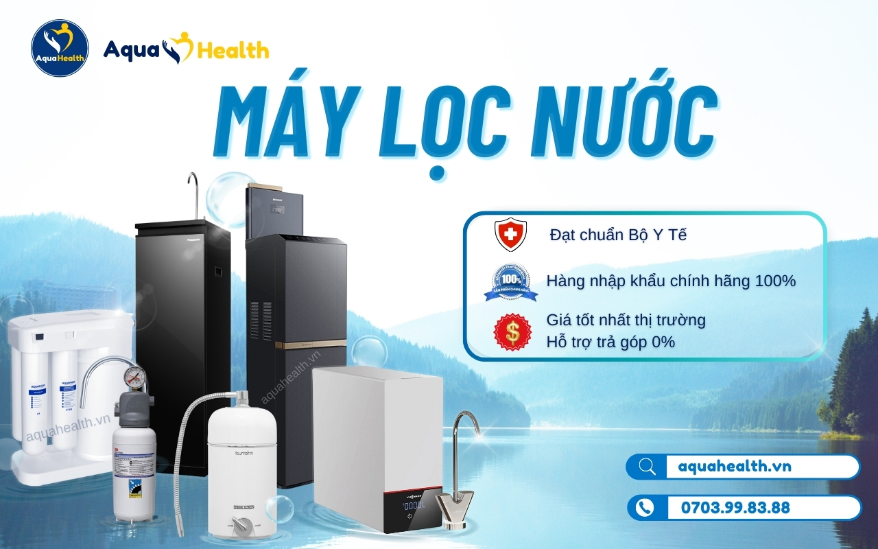 Máy lọc nước RO tại AquaHealth - Địa chỉ mua máy lọc nước uy tín tại Thủ Đức