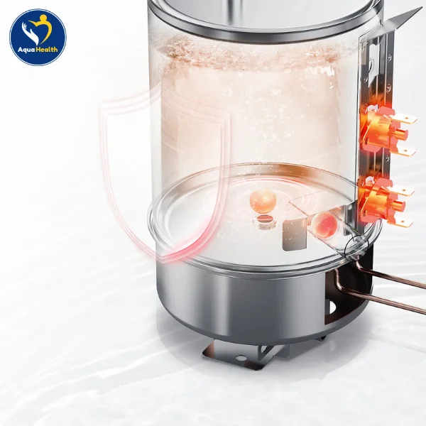 Máy Làm Nước Nóng Lạnh Toshiba RWF-IW2469BVN(K) Sử Dụng Cơ Chế Gia Nhiệt Tách Biệt Giúp Giảm Đóng Cặn