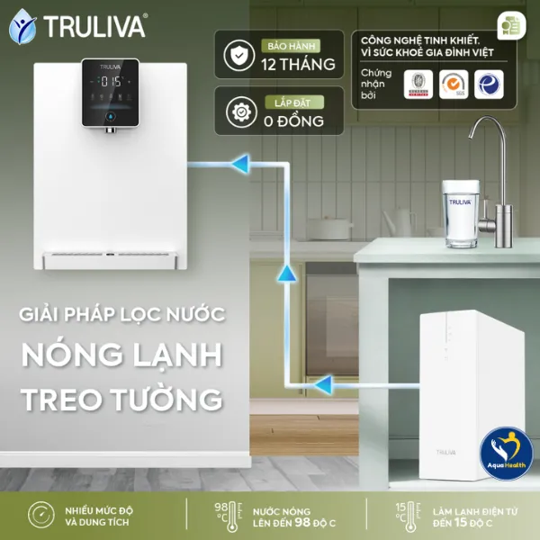 Máy Lọc Nước Nóng Lạnh Truliva W6412 UR3626 Có Xứng Đáng Với Mức Đầu Tư Từ 12–19 Triệu Đồng