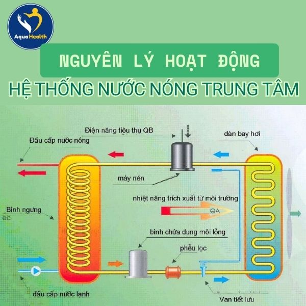 Nguyên lý hoạt động hệ thống nước nóng trung tâm