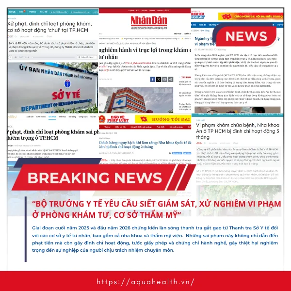 Những Rủi Ro Âm Thầm Khi Nguồn Nước Nha Khoa Không Được Kiểm Soát