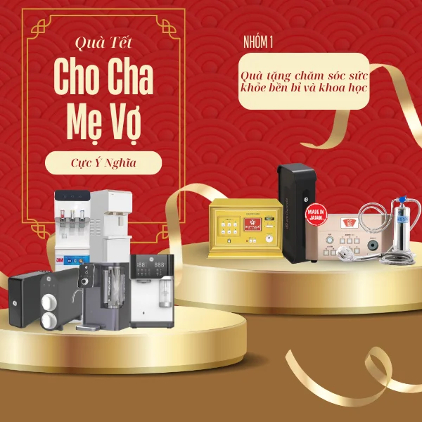 Quà Tết Cho Cha Mẹ Vợ Cực Ý Nghĩa - Nhóm 1-Quà tặng chăm sóc sức khỏe bền bỉ và khoa học