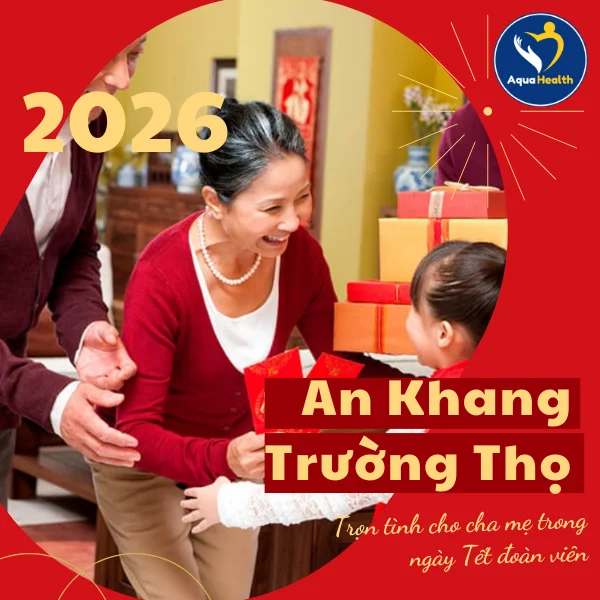 Mua quà Tết cho cha mẹ thể hiện sự quan tâm đến "Sức khỏe" và mong muốn "An khang, Trường thọ"