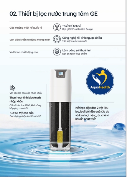 Thiết bị lọc nước trung tâm GE