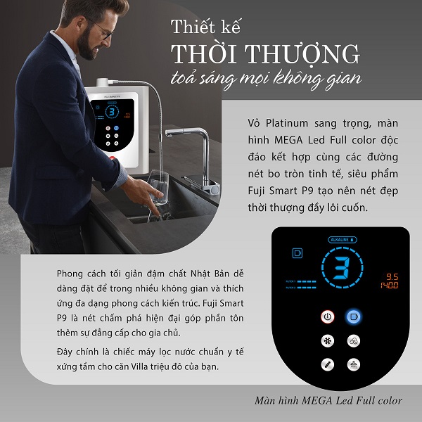 Fuji Smart P9 sở hữu thiết kế thời thượng