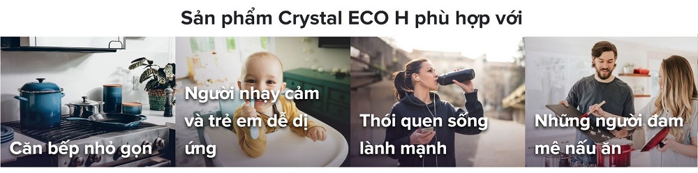 Aquaphor Crystal Eco H - Phù hợp với mọi đối tượng