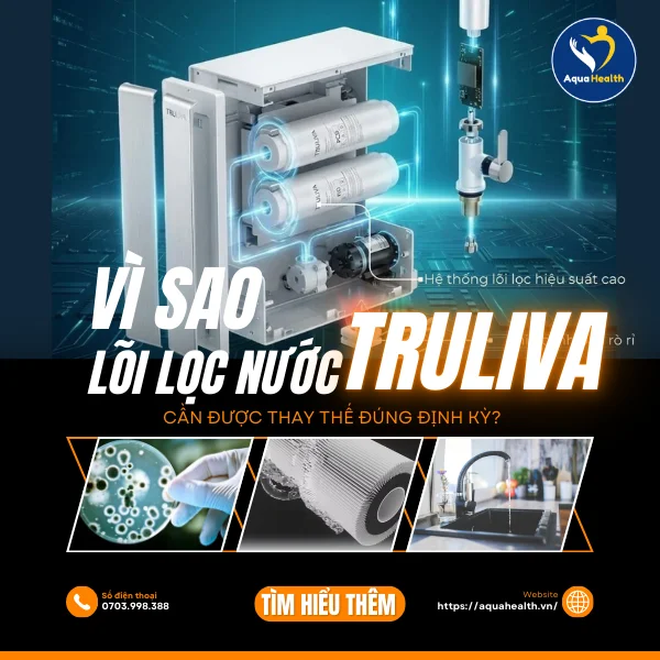 Vì Sao Lõi Lọc Nước Truliva Cần Được Thay Thế Đúng Định Kỳ