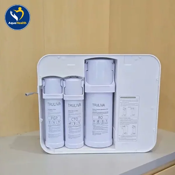Vị Trí Lõi Lọc Nước Truliva UR5840 Nằm Bên Hông Máy