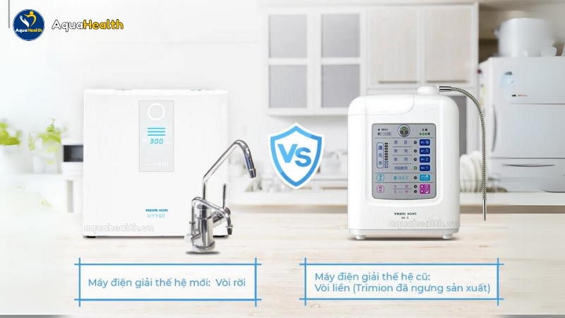 Thiết kế vòi nước tách rời thân máy Trim Ion Hyper