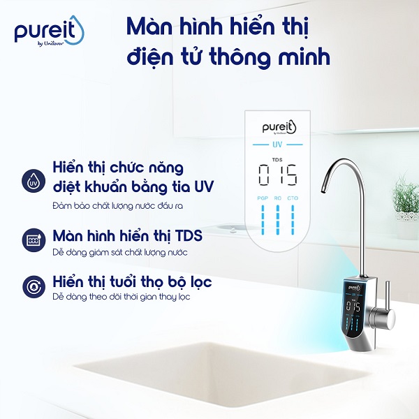 Vòi máy lọc nước Unilever Pureit Delica UR5840