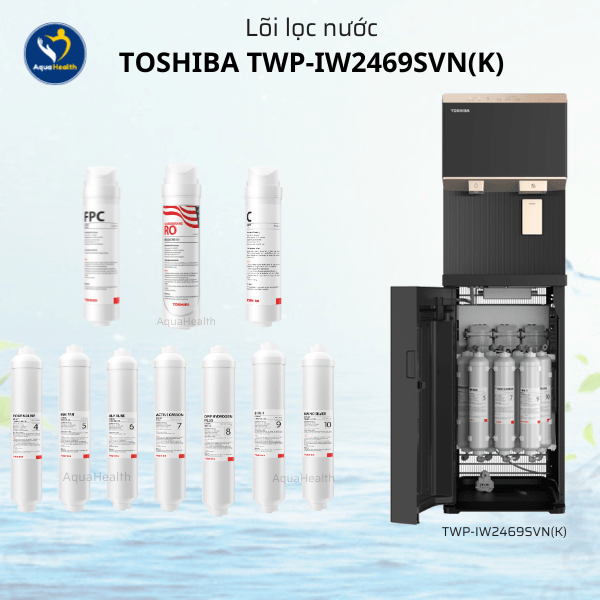Bộ Lõi Lọc Toshiba TWP-IW2469SVN(K) – Gồm 10 Lõi