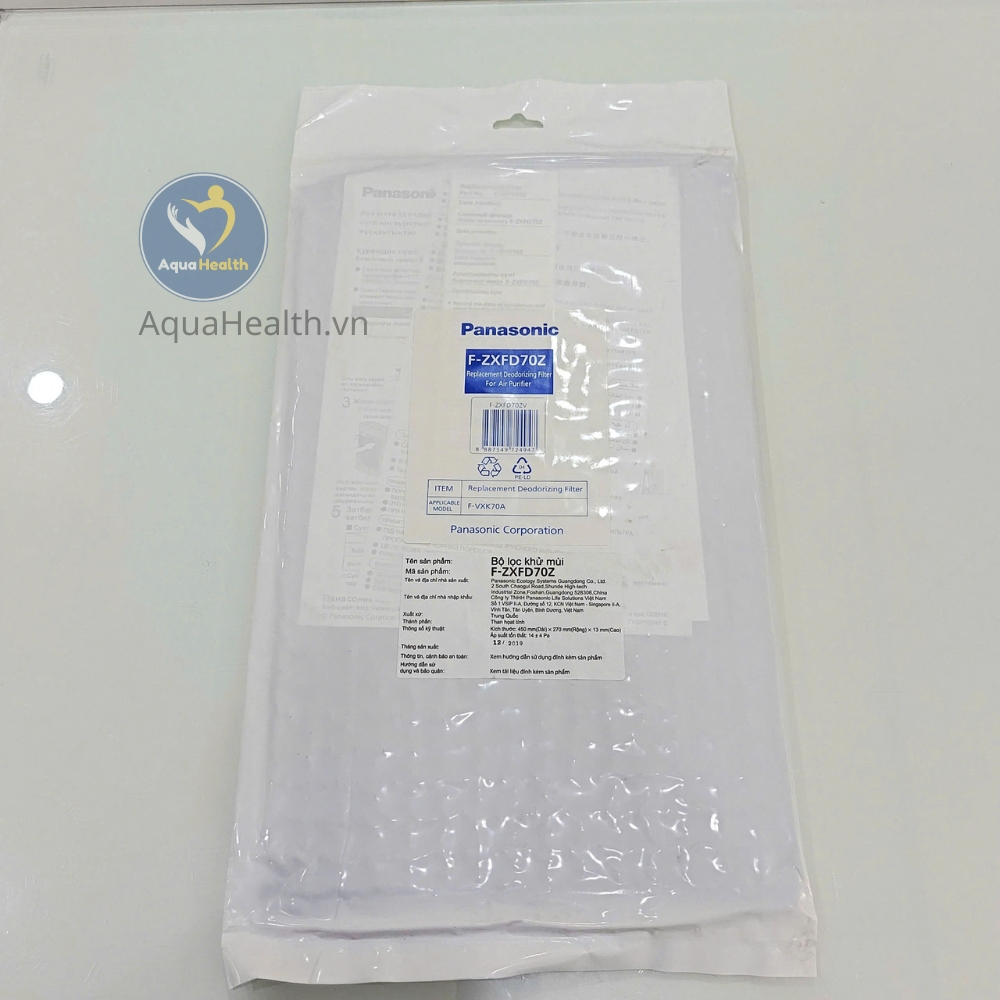 Màng Lọc Không Khí Panasonic F-VXK70A (Hỗn hợp, khử mùi và tạo ẩm)