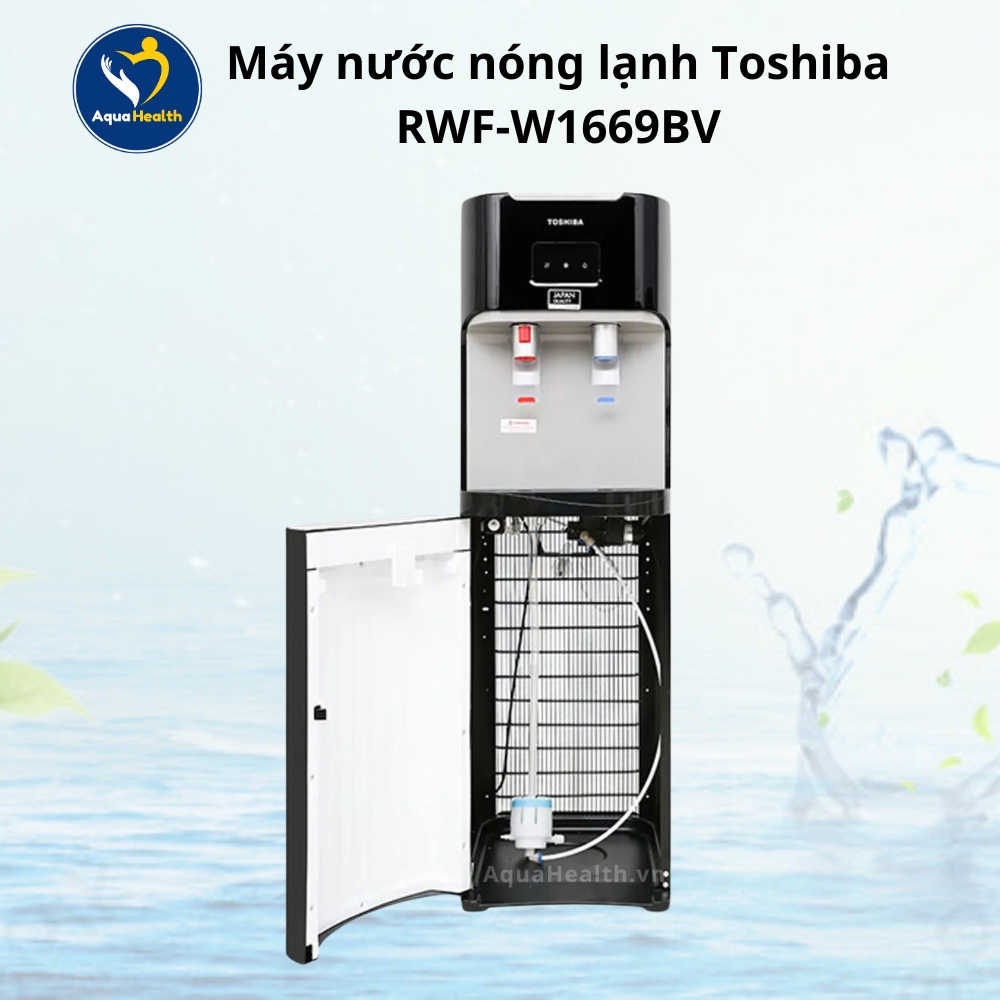 Máy Nước Nóng Lạnh Toshiba W1669BV(K1) (màu đen)