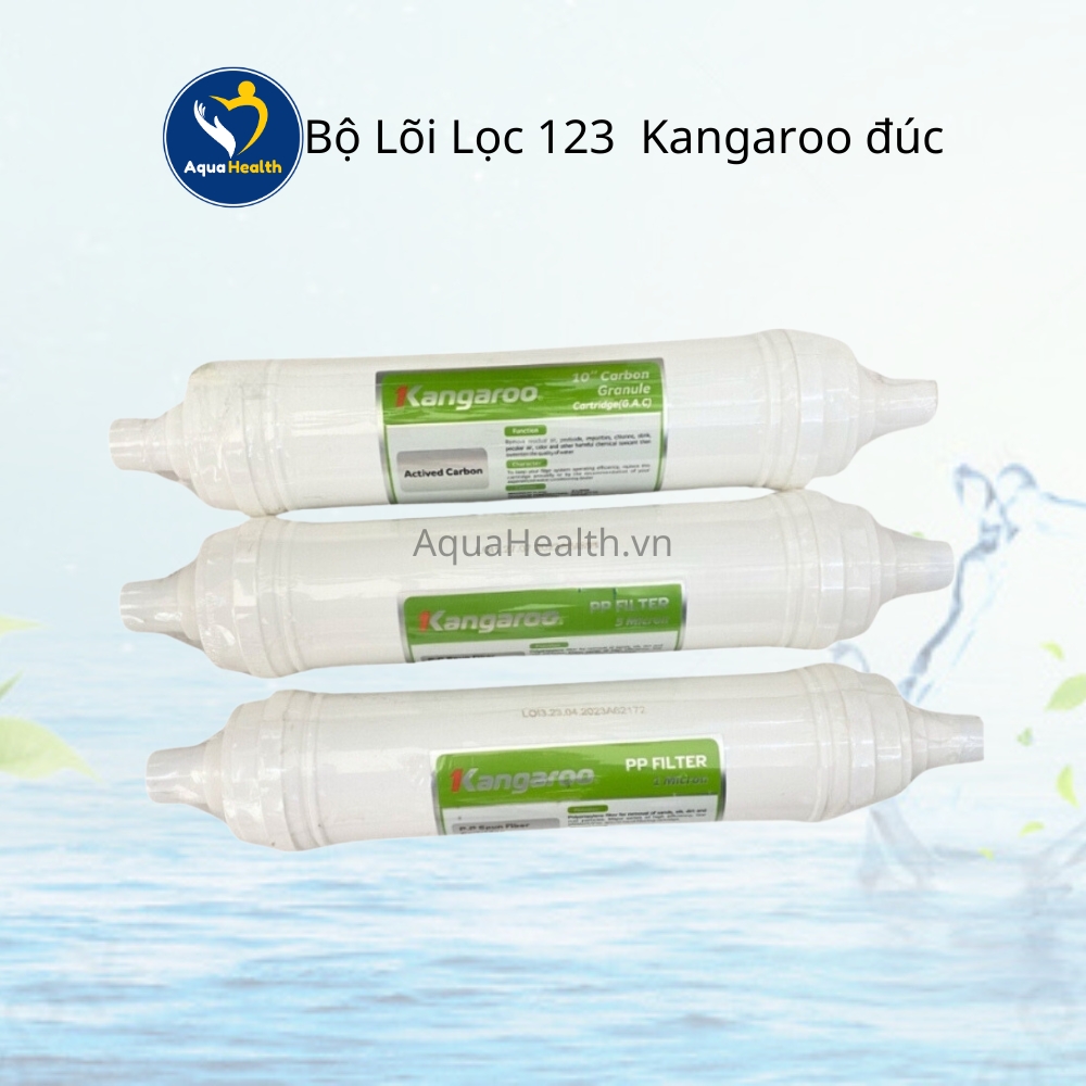 Bộ lõi lọc thô Kangaroo 123 (Nối nhanh HK, Thường)