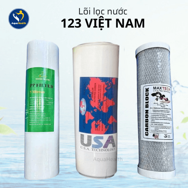Bộ lõi 123 Việt Nam 10 inch