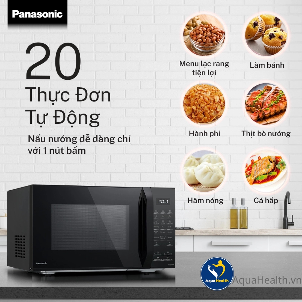 Lò Vi Sóng Đối Lưu 3 Trong 1 Panasonic NN-CT65MBYUE - Số lượng có hạn