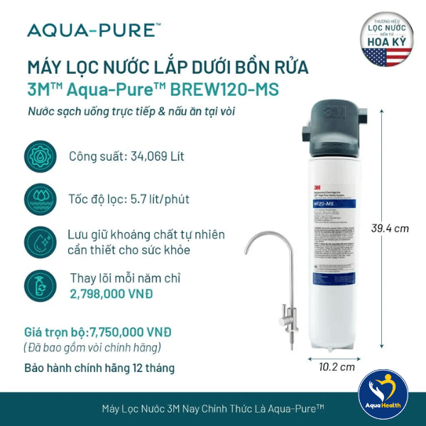 Máy Lọc Nước 3M BREW120-MS
