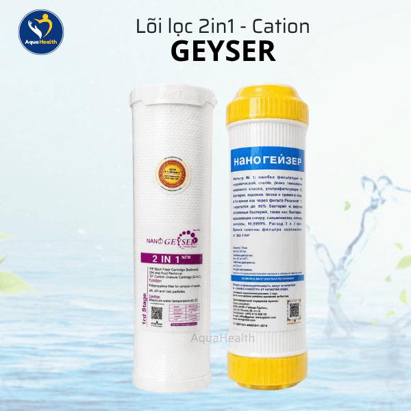 Bộ lõi 123 Geyser 10 inch