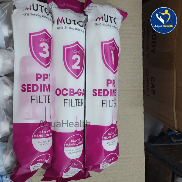 Bộ 10 Lõi Lọc Nước Mutosi