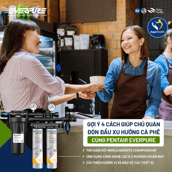 Máy Lọc Nước Pentair Everpure QC7I  PF Twin 4FC
