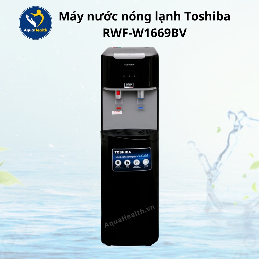 Máy Nước Nóng Lạnh Toshiba W1669BV(K1) (màu đen)