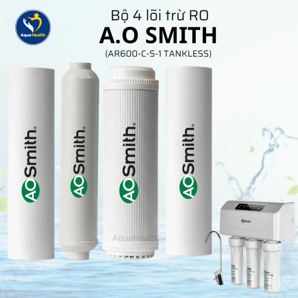Bộ Lõi Lọc Nước A.O Smith AR600-C-S-1 (TANKLESS)
