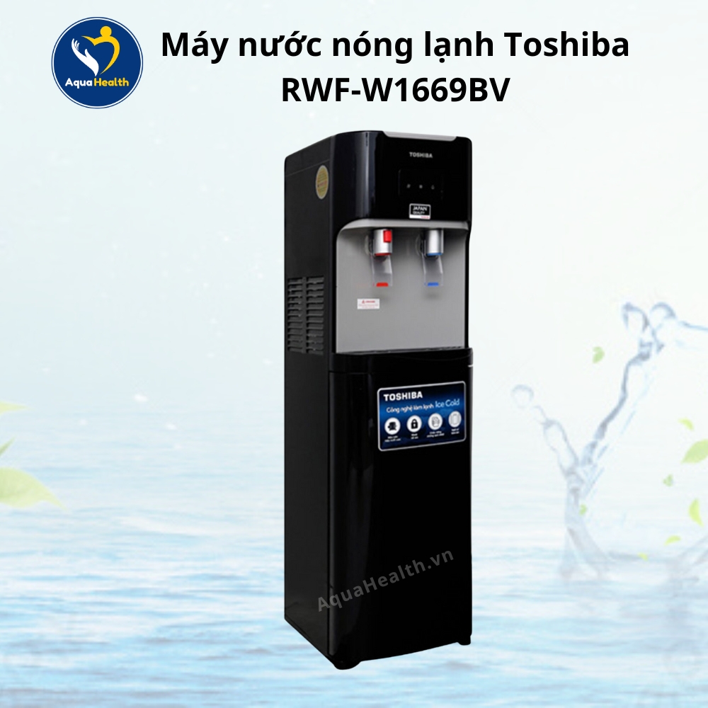 Máy Nước Nóng Lạnh Toshiba W1669BV(K1) (màu đen)