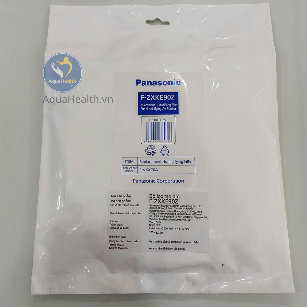 Màng Lọc Không Khí Panasonic F-VXK70A (Hỗn hợp, khử mùi và tạo ẩm)