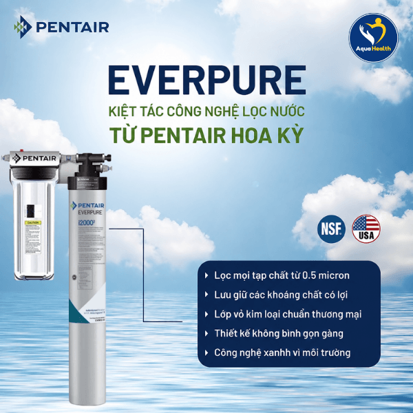 Máy Lọc Nước Pentair Everpure i20002 + Lọc Thô A10