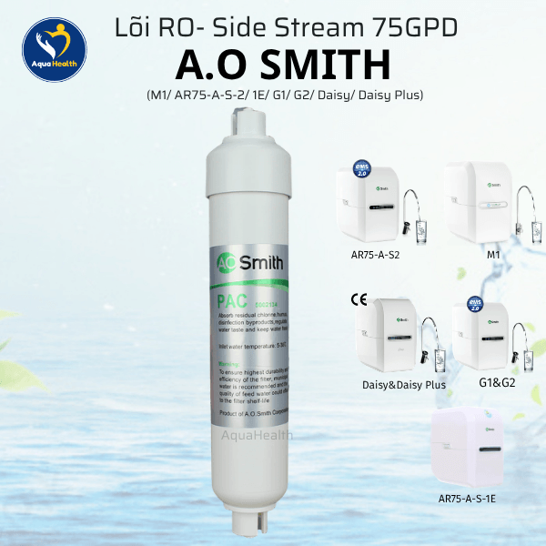 Bộ 5 Lõi Lọc Nước A.O Smith (M1/AR75-A-S-2/1E/G1/G2/Daisy/Daisy Plus)