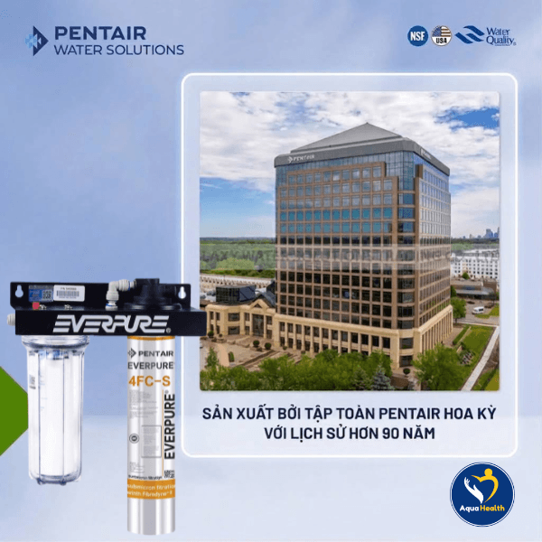 Máy Lọc Nước Pentair Everpure 4FC-S + Lọc thô A10
