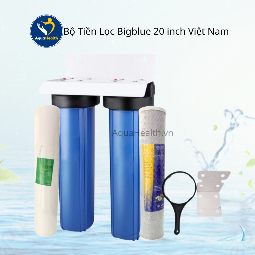 Bộ tiền lọc Bigblue 20 inch Việt Nam - PP và Than