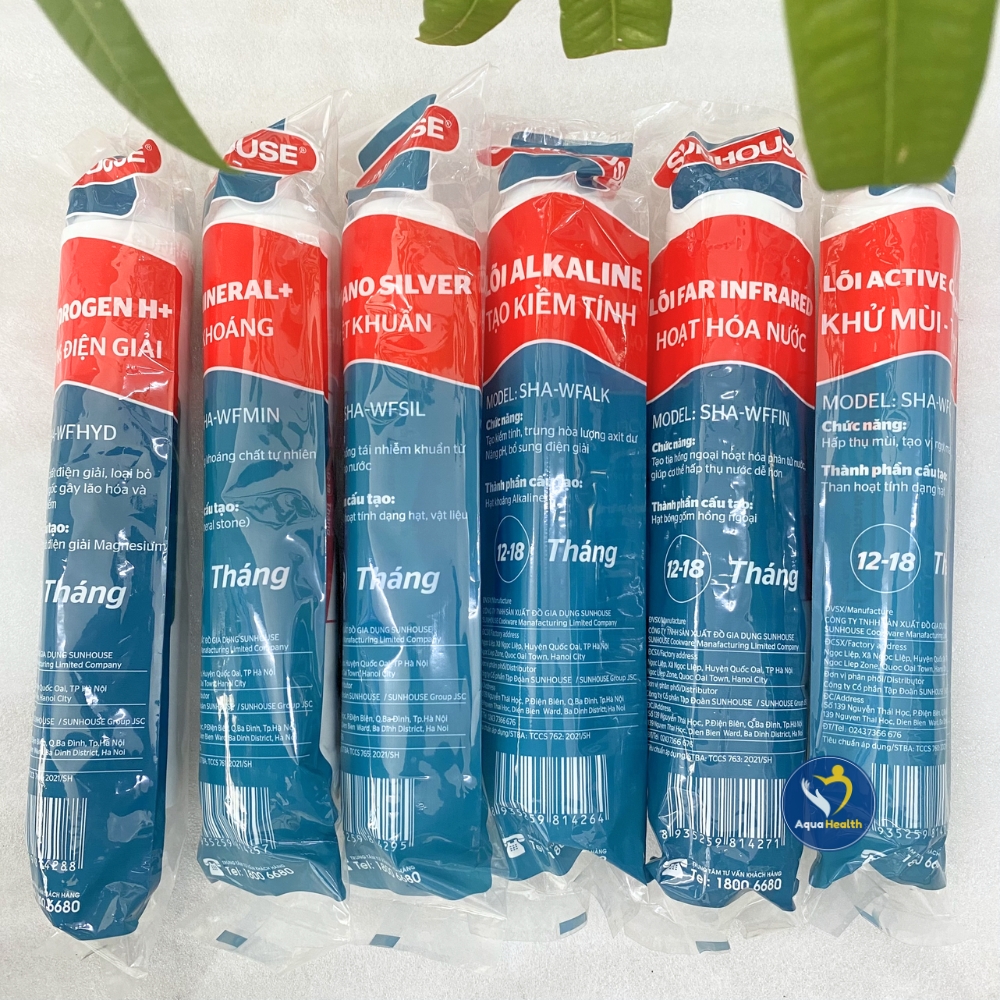 Bộ Lõi Lọc Chức Năng Sunhouse 5678910
