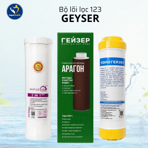 Bộ lõi 123 Geyser 10 inch