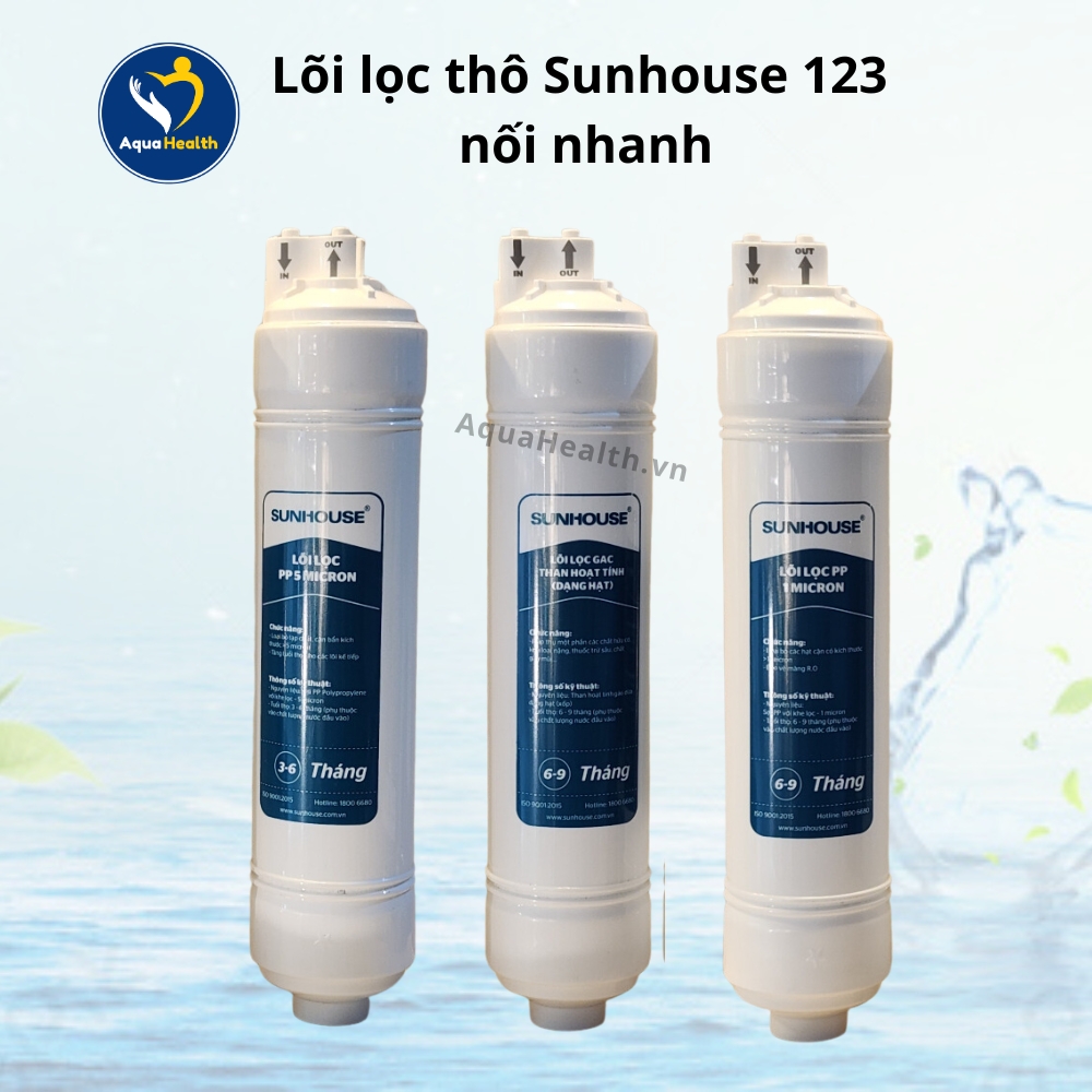 Lõi Lọc Thô Sunhouse 123 (nối nhanh, thường)