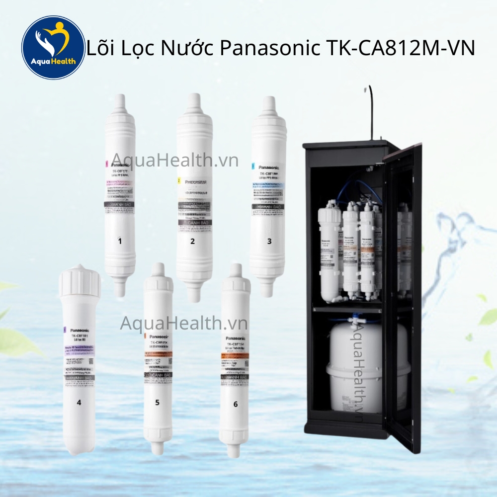 Bộ Lõi lọc máy lọc nước Panasonic TK-CA812M-VN (6 lõi lọc)