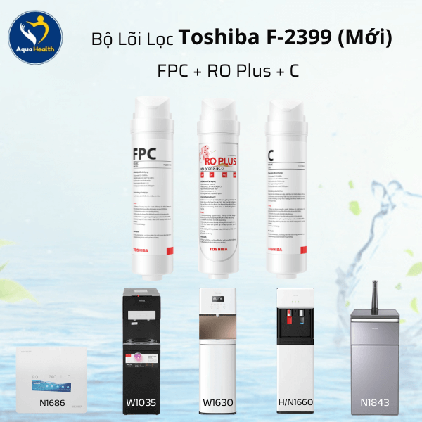 Bộ lõi lọc Toshiba F-2399 (MỚI) dùng cho máy W1630, W1035, H1660, N1660, N1686, N1843, W1905