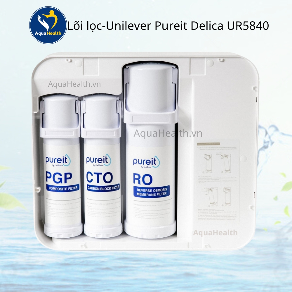 Lõi lọc Pureit Delica UR5840 (PGP, RO, CTO)