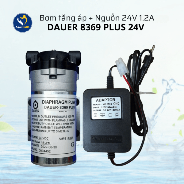 Bơm Tăng Áp 8396 Plus 24V – Linh Kiện Máy Lọc Nước