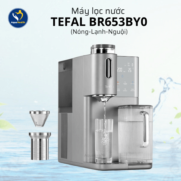Máy Lọc Nước Nóng Lạnh Tefal BR653BY0 (Pha Trà-Coffee)