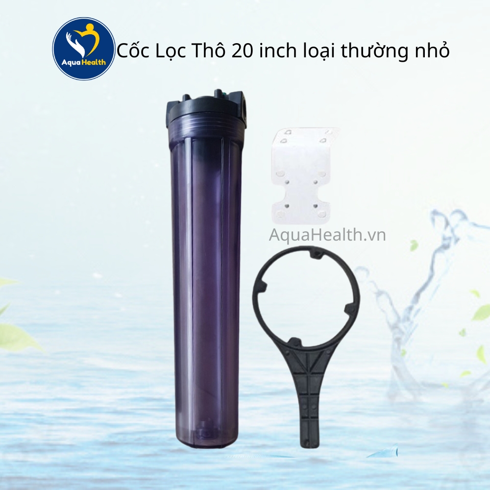Cốc Lọc Thô 20 inch kèm lõi lụa, bass, vợt
