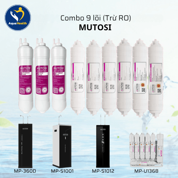 Bộ 10 Lõi Lọc Nước Mutosi