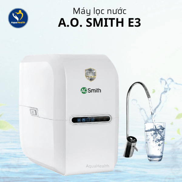 Máy Lọc Nước A.O Smith E3 - Công suất lọc vượt trội