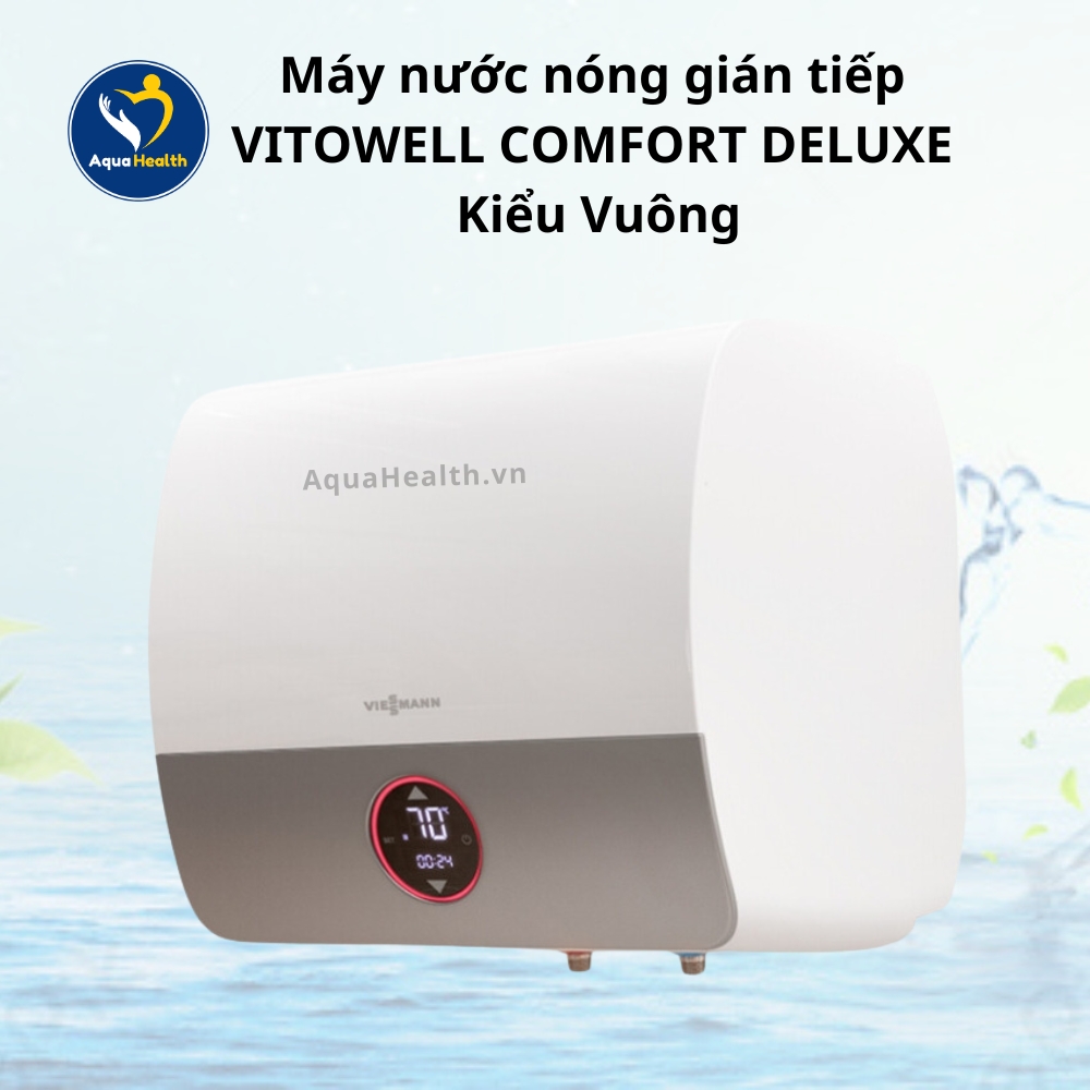 Máy Nước Nóng Gián Tiếp Viessmann Vitowell Comfort Deluxe Kiểu Vuông (30 lít)
