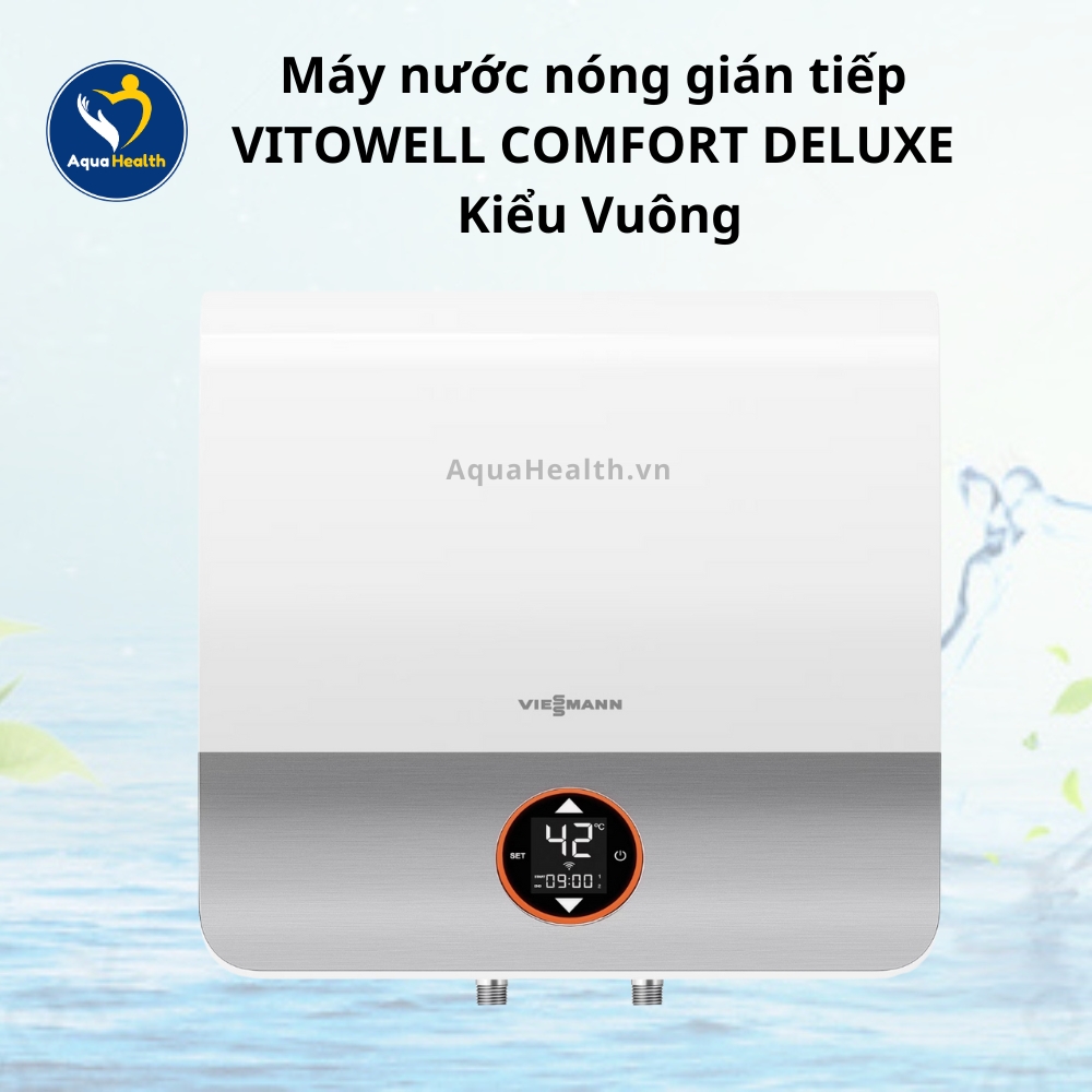 Máy Nước Nóng Gián Tiếp Viessmann Vitowell Comfort Deluxe Kiểu Vuông (30 lít)