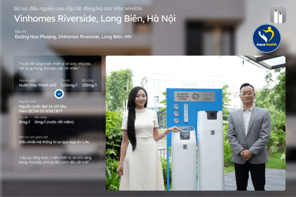 Hệ Thống Lọc Tổng GE WH30A - Lọc Sạch Tối Ưu Trong 3 Bước
