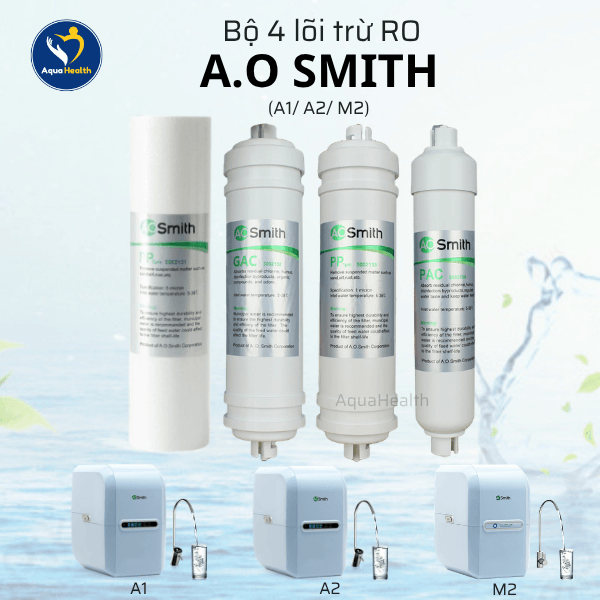 Bộ Lõi Lọc Nước A.O Smith A1/A2/M2