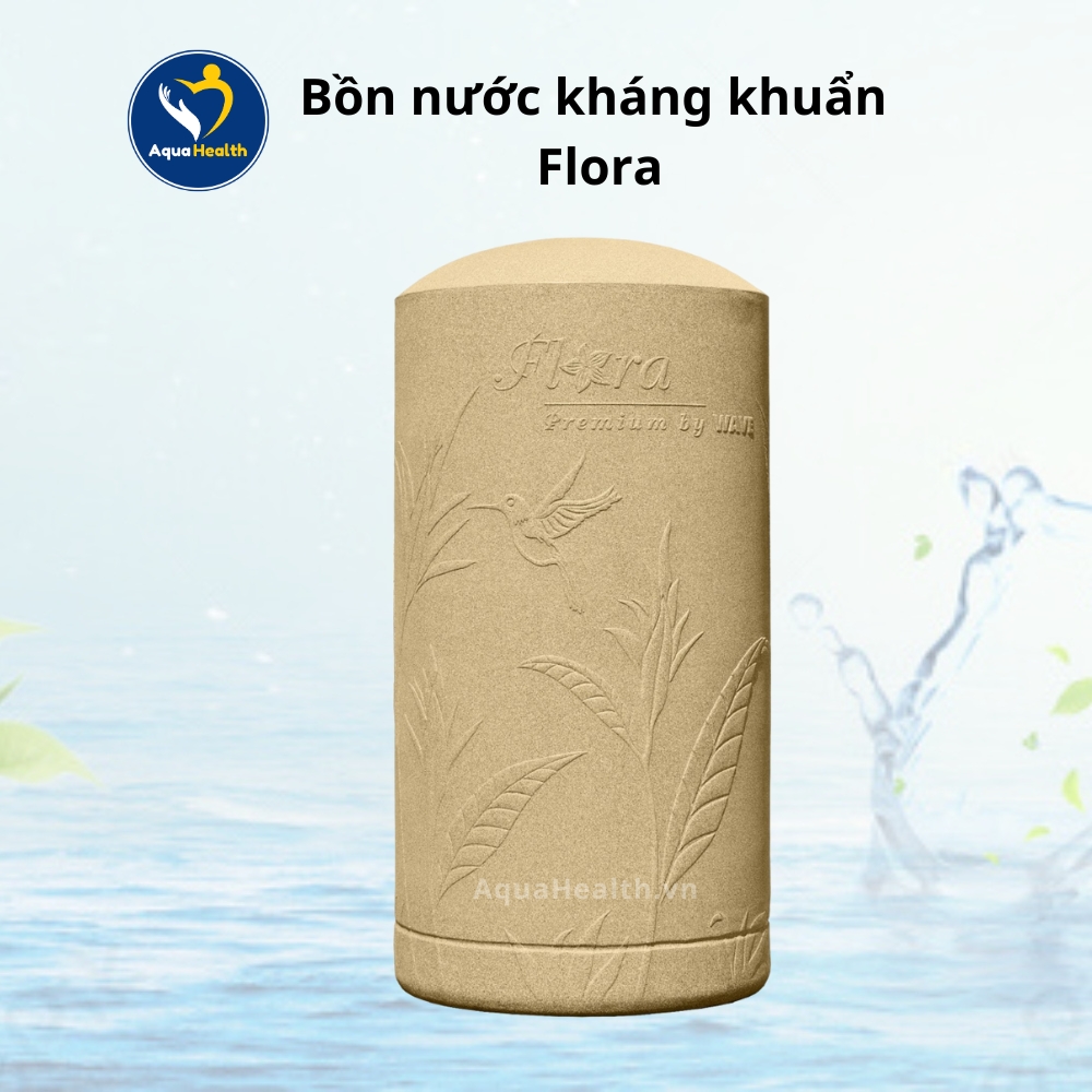 Bồn nước kháng khuẩn FLORA - Wavelife (4 màu)