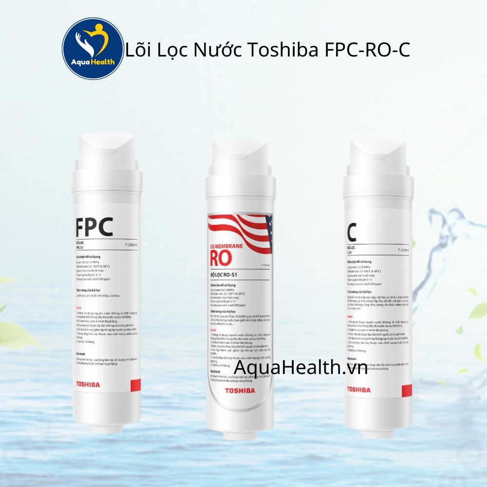 Bộ lõi lọc Toshiba TWP-H2396SVN(W) - Gồm 10 lõi