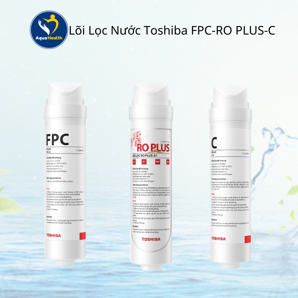 Bộ lõi lọc Toshiba Model TWP-W2398SVN(M) - Gồm 10 lõi